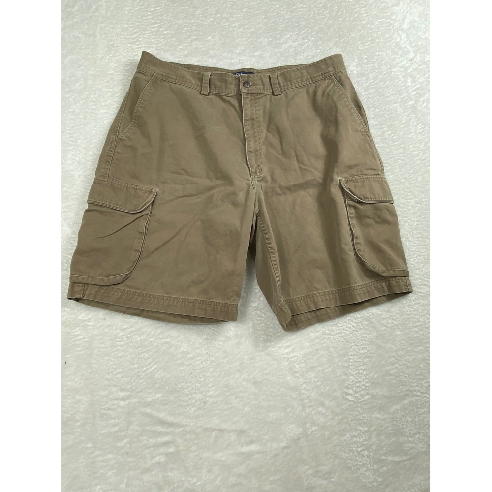 Polo Ralph Lauren Men's Cargo Shorts Casual Outdoor Khaki‎ Cotton Size 38
